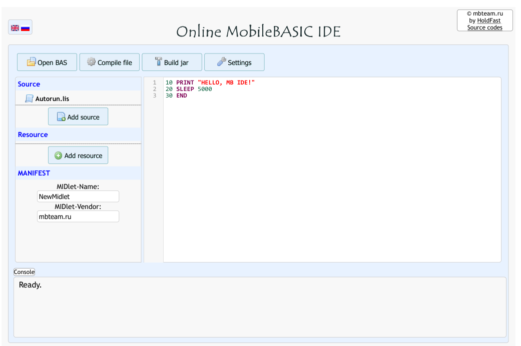 Online MB IDE