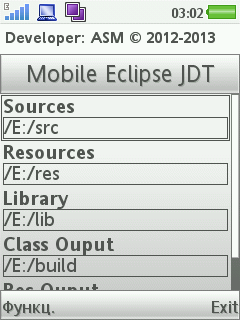 Mobile Eclipse JDT